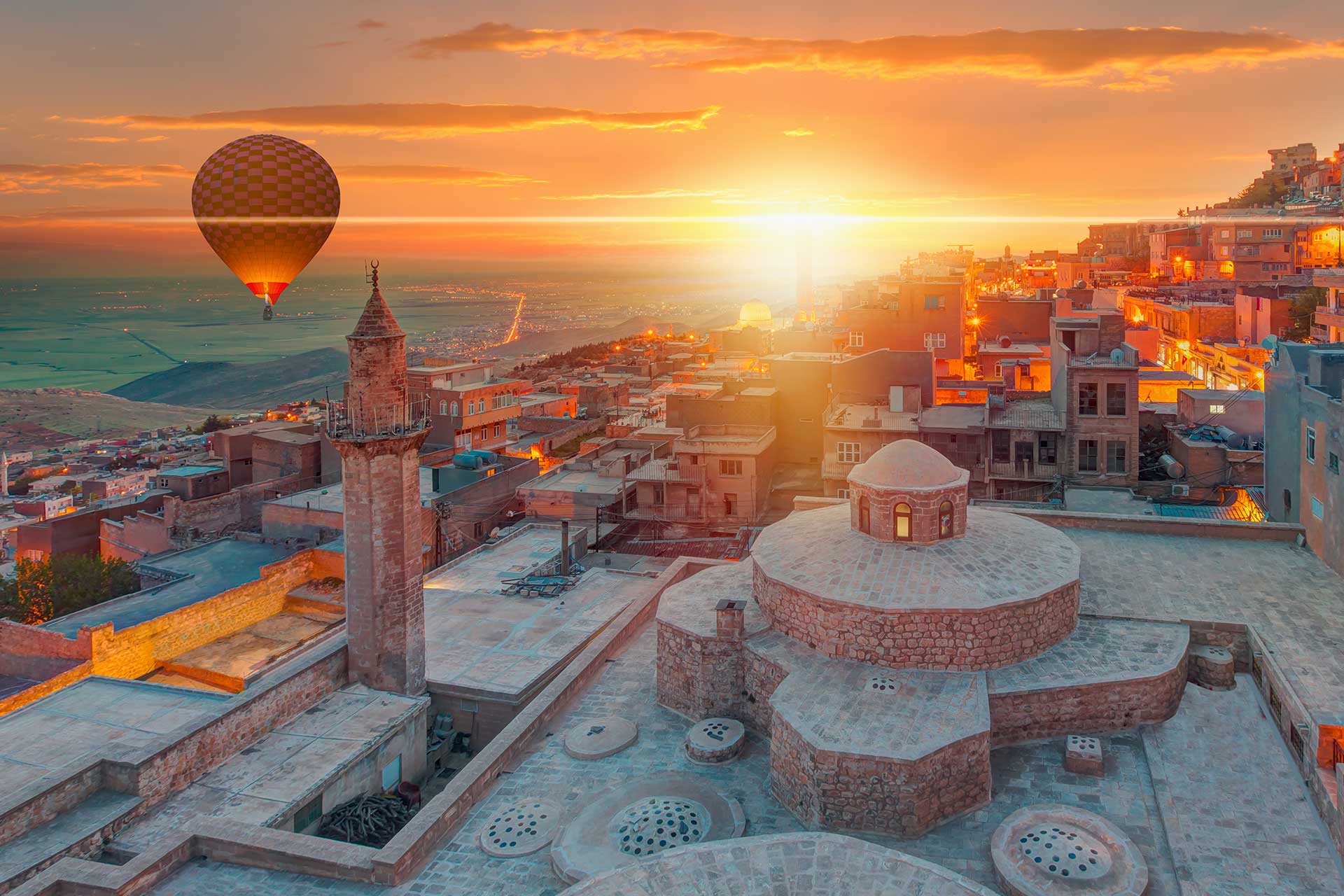 Hasankeyf ve tarihi köprü manzarası